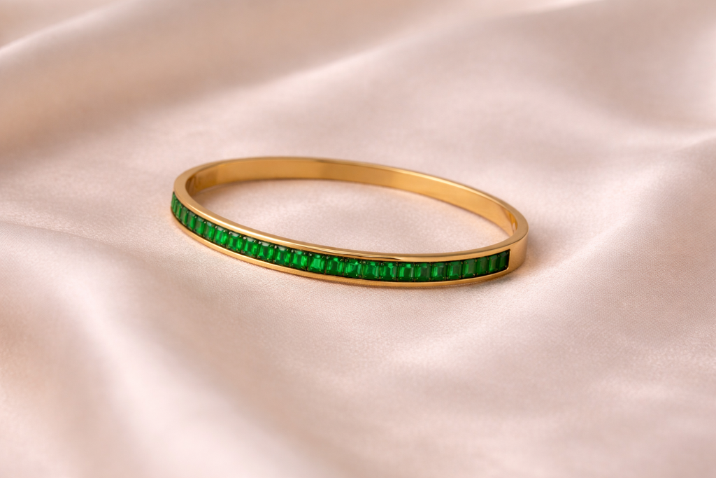 Emerald Beam Bangle