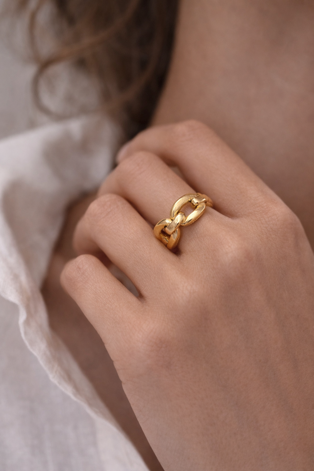 Chunky Link Ring