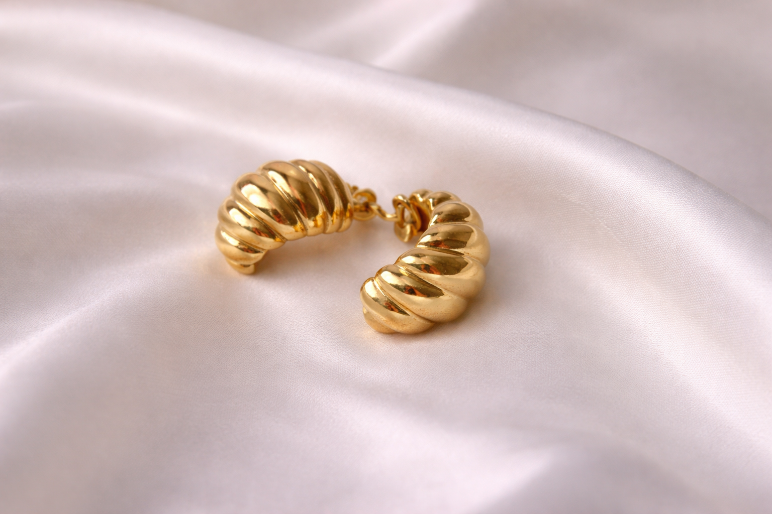 Chunky Croissant Earrings